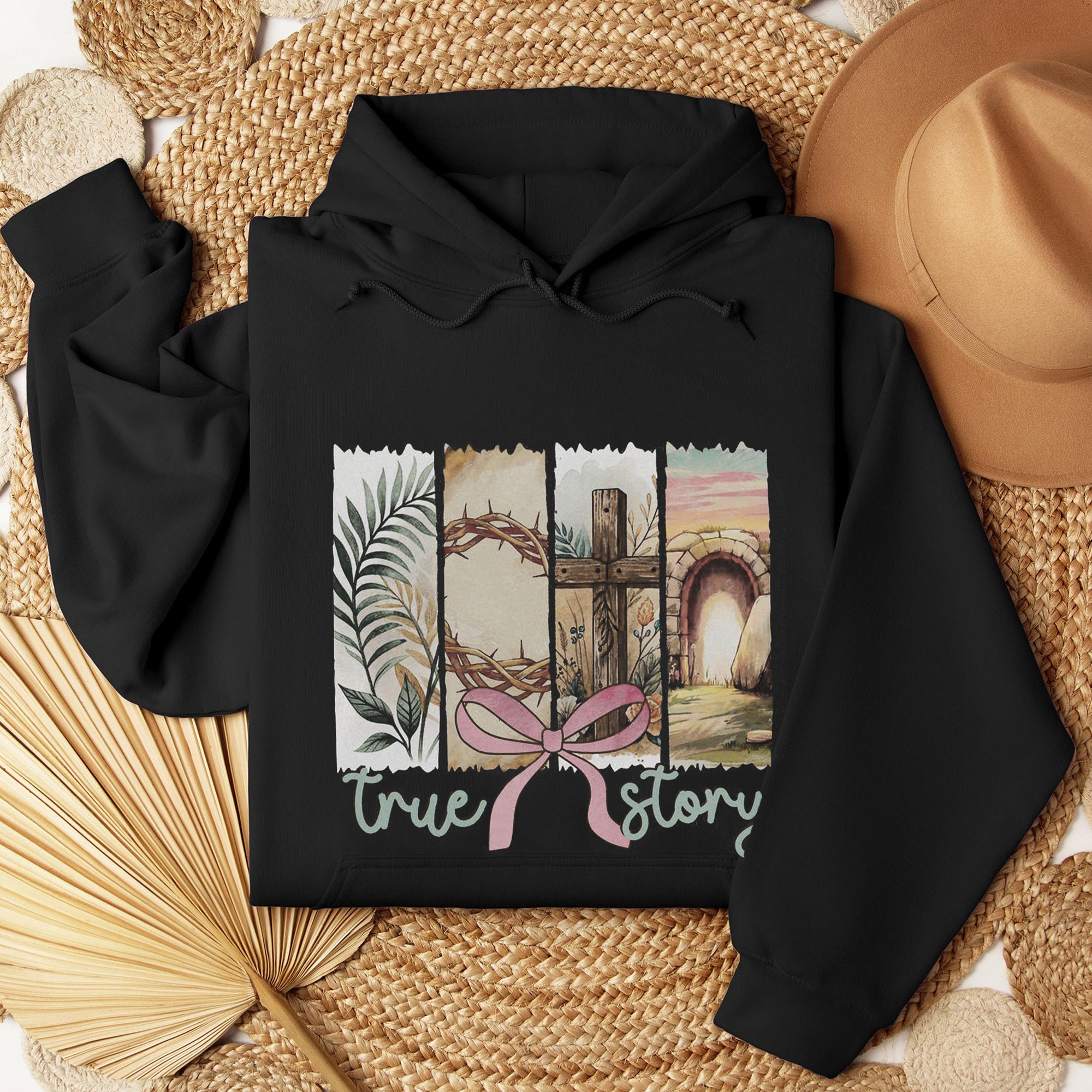 True Story T-shirt Christian Easter Shirt Women, Easter Outfit For Kids Easter Gift, Jesus Tshirt, Boho Christian Shirt. ILAF47
